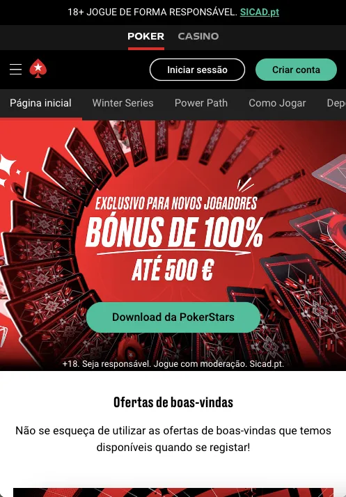 Secção de poker